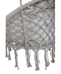 Stork's nest with cushion 60*80*120 grey