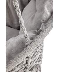 Stork's nest with cushion 60*80*120 grey