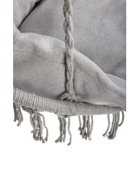 Stork's nest with cushion 60*80*120 grey