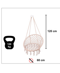 Stork's nest with cushion 60*80*120