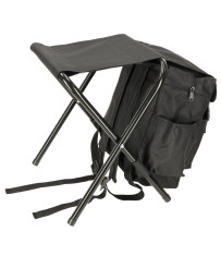 Backless fishing touring chair black