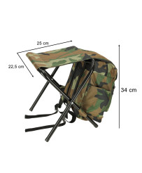 Travel chair backless fishing chair moro