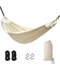 Garden hammock boho 200cm ecru