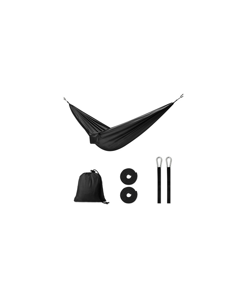Travel camping hammock travel hammock 270cm black