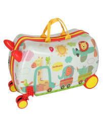 Children's travel case on wheels octopus
