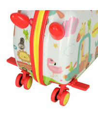 Children's travel case on wheels octopus
