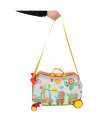 Children's travel case on wheels octopus