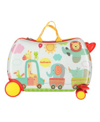 Children's travel case on wheels octopus