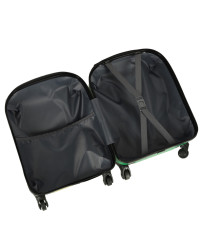 Children's travel case on wheels crocodile