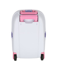 Children's travel suitcase on wheels pink