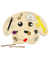 Wooden manipulative board dog 49x37x6,5