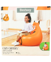 BESTWAY 75116 Inflatable fox pouffe chair