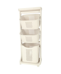 Dirty clothes basket triple...