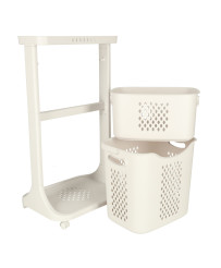 Dirty clothes basket post-coital driving