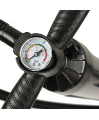 Hand-held air pump with mammometer
