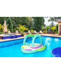 BESTWAY 34149 Inflatable pontoon with car steering wheel