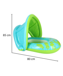 BESTWAY 34091 Inflatable pontoon with canopy green