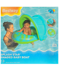 BESTWAY 34091 Inflatable pontoon with canopy green