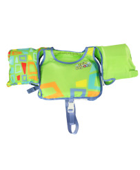 AQUASTAR Green swimming vest with sleeves