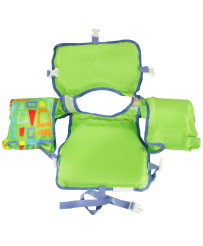 AQUASTAR Green swimming vest with sleeves