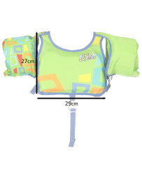 AQUASTAR Green swimming vest with sleeves