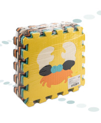 Foam puzzle mat for children 9 el. color.