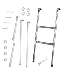 Metal trampoline ladder