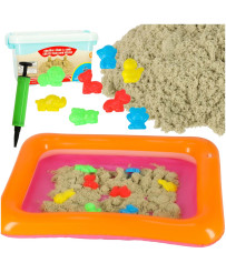 Kinetic sand in a bucket...