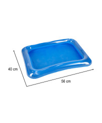 Kinetic sand in a bucket 1kg molds blue