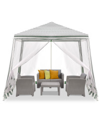 Tent pavilion gazebo garden party commercial White 2X2m