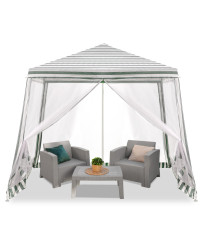 Tent pavilion gazebo garden party commercial White 2X2m