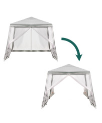 Tent pavilion gazebo garden party commercial White 2X2m
