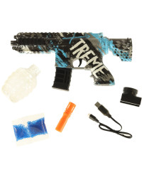 Water rifle blue gel ball...