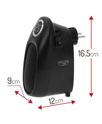 Adler AD 7726 Easy heater electric heater fan heater 1500W