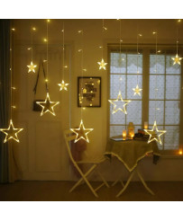 LED star curtain lights...