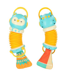Harmony accordion for children orange owl playing LED 30cm