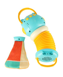 Harmony accordion for children orange owl playing LED 30cm