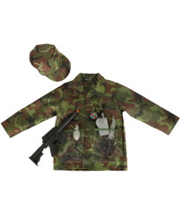 Carnival costume soldier set 3-8 years old