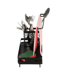 Kitchen organizer for sink kitchen utensil shelf black