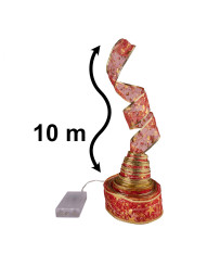 Ribbon decorative LED ribbon 10m 100LED Christmas tree lights Christmas decoration multicolor with batteries