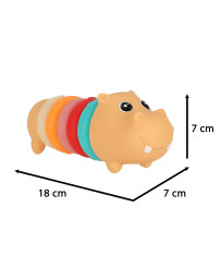 Hippopotamus sensory blocks educational soft puzzle matching