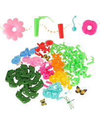 Flowers creative blocks flower garden 175 elements