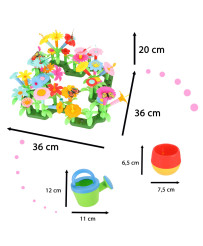 Flowers creative blocks flower garden 175 elements