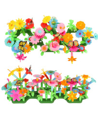 Flowers creative blocks flower garden 175 elements