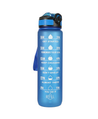 Water bottle bidon 1l blue