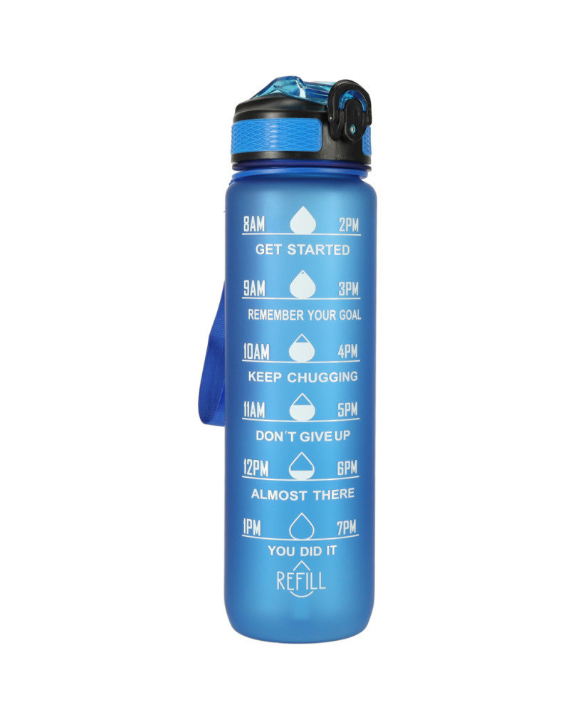 Water bottle bidon 1l blue