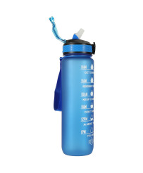 Water bottle bidon 1l blue