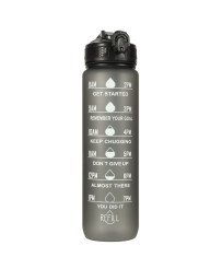 Water bottle bidon 1l black