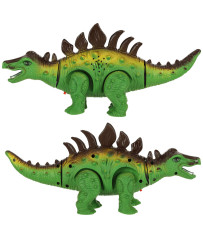 Remote control dinosaur RC Stegosaurus walks glows roars