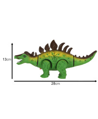 Remote control dinosaur RC Stegosaurus walks glows roars
